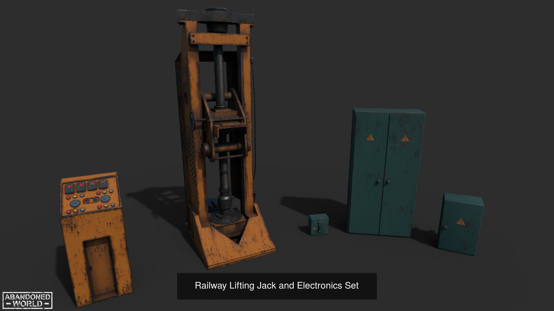 Modular Abandoned Depot for UE4 and Unity Full Complete 3D Model Collection_11