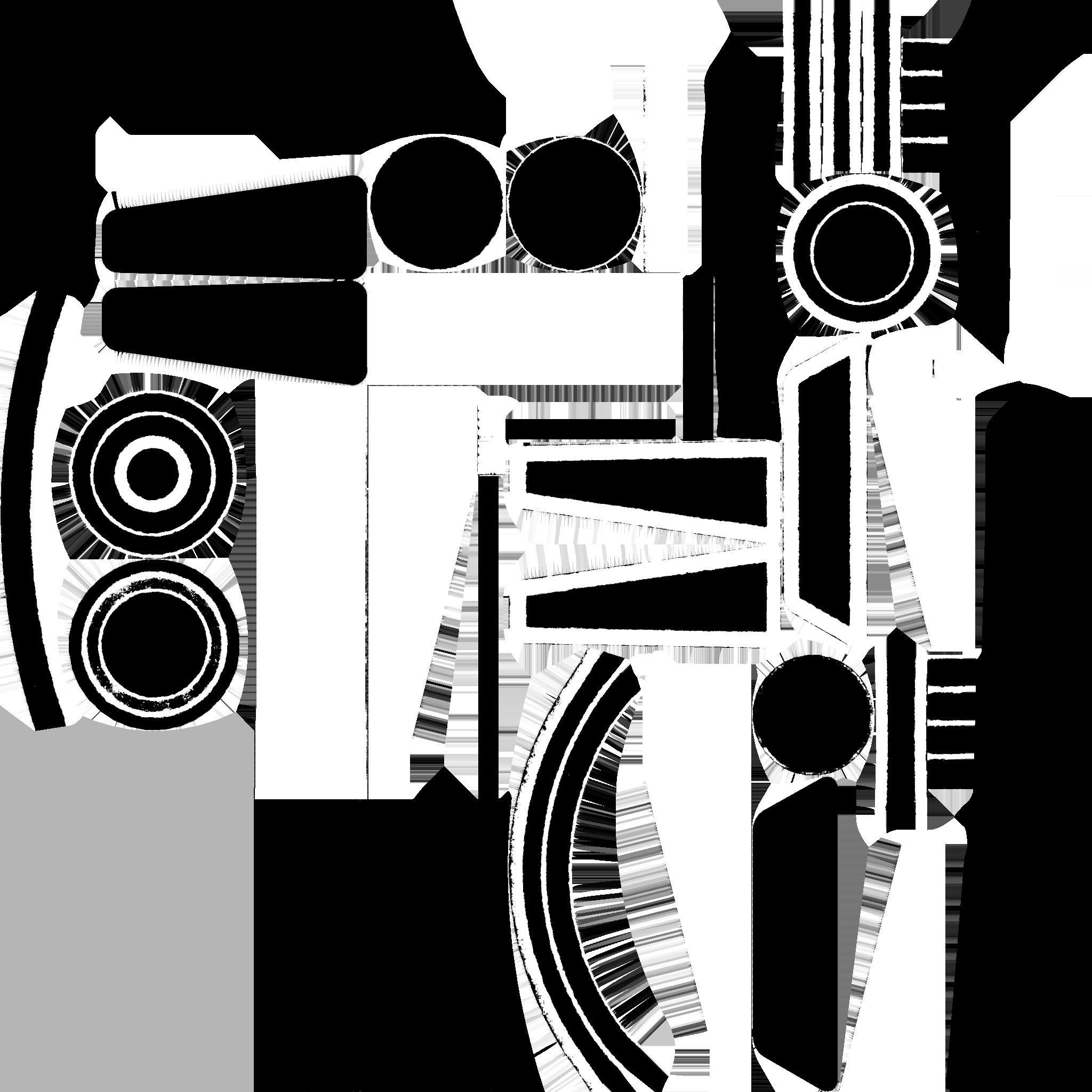 SciFi Backpack J09 Red - Fashion Character Design Low-poly 3D model_24