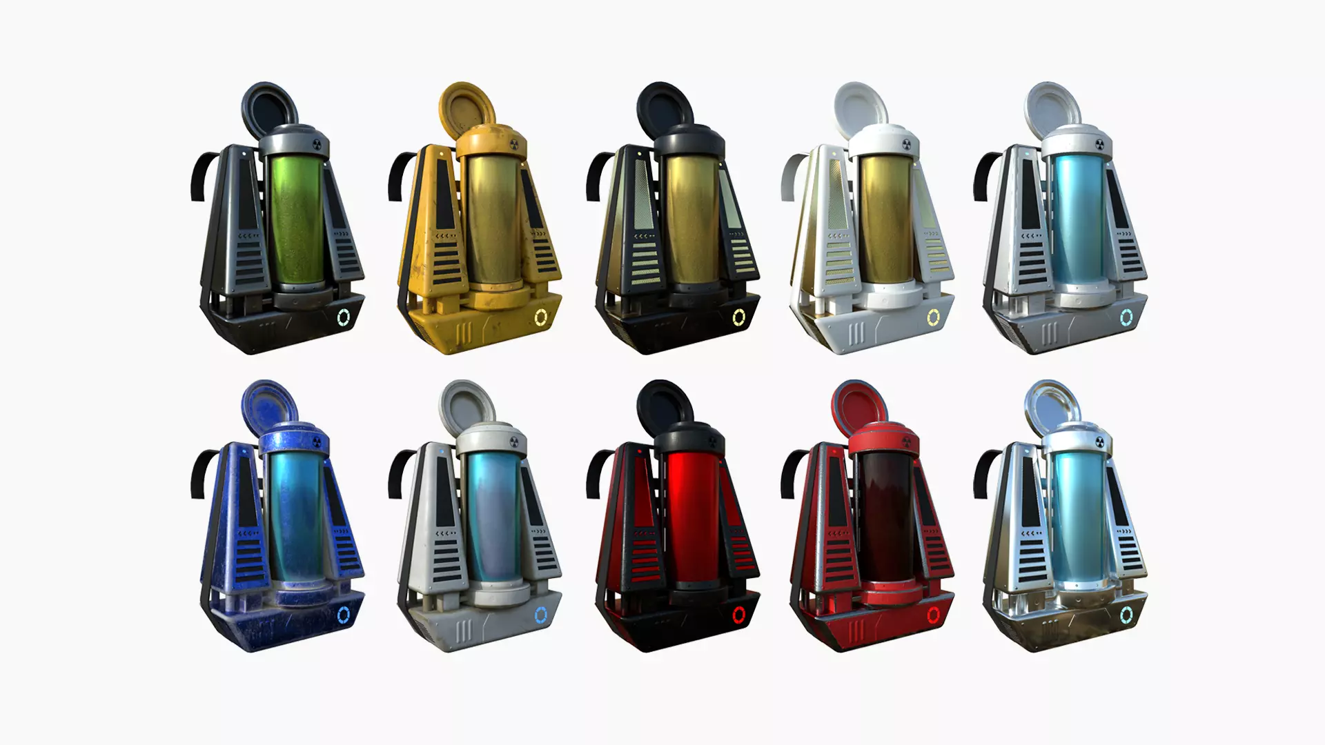 10 SciFi Backpack J Collection - Fashion Character Design _0