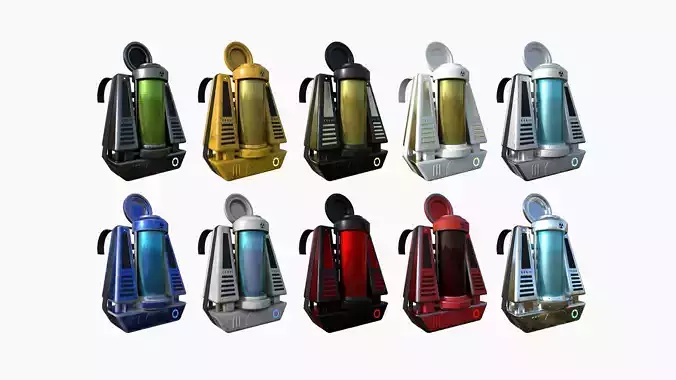 10 SciFi Backpack J Collection - Fashion Character Design 