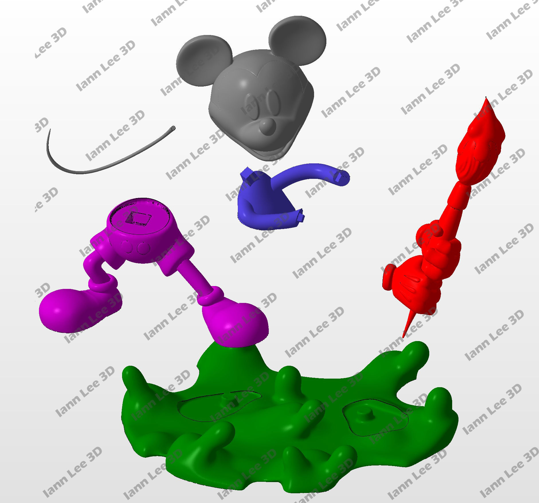 EPIC MICKEY GAME JUEGO DISNEY 3D print model_4