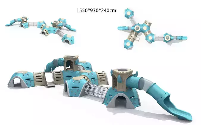 kids child playground 3d model