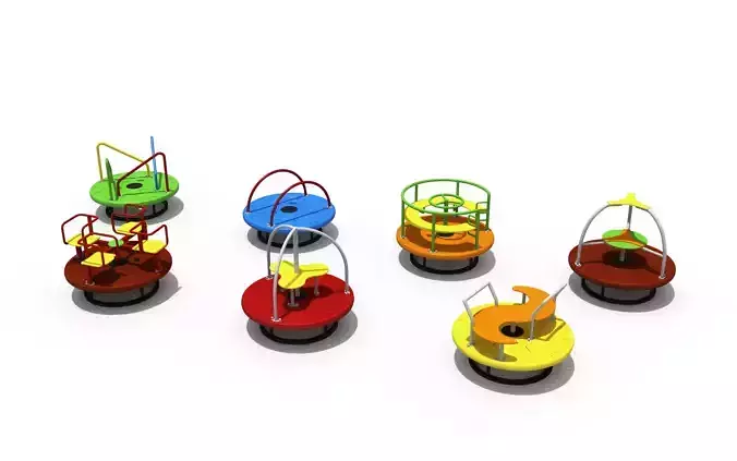 kids child playground 3d model