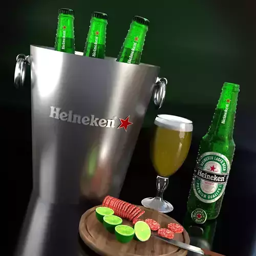 Beer Heineken 3D model