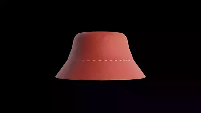 Bucket Hat Free low-poly 3D model