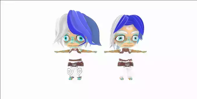 Rune Warrior Character Male Female SD