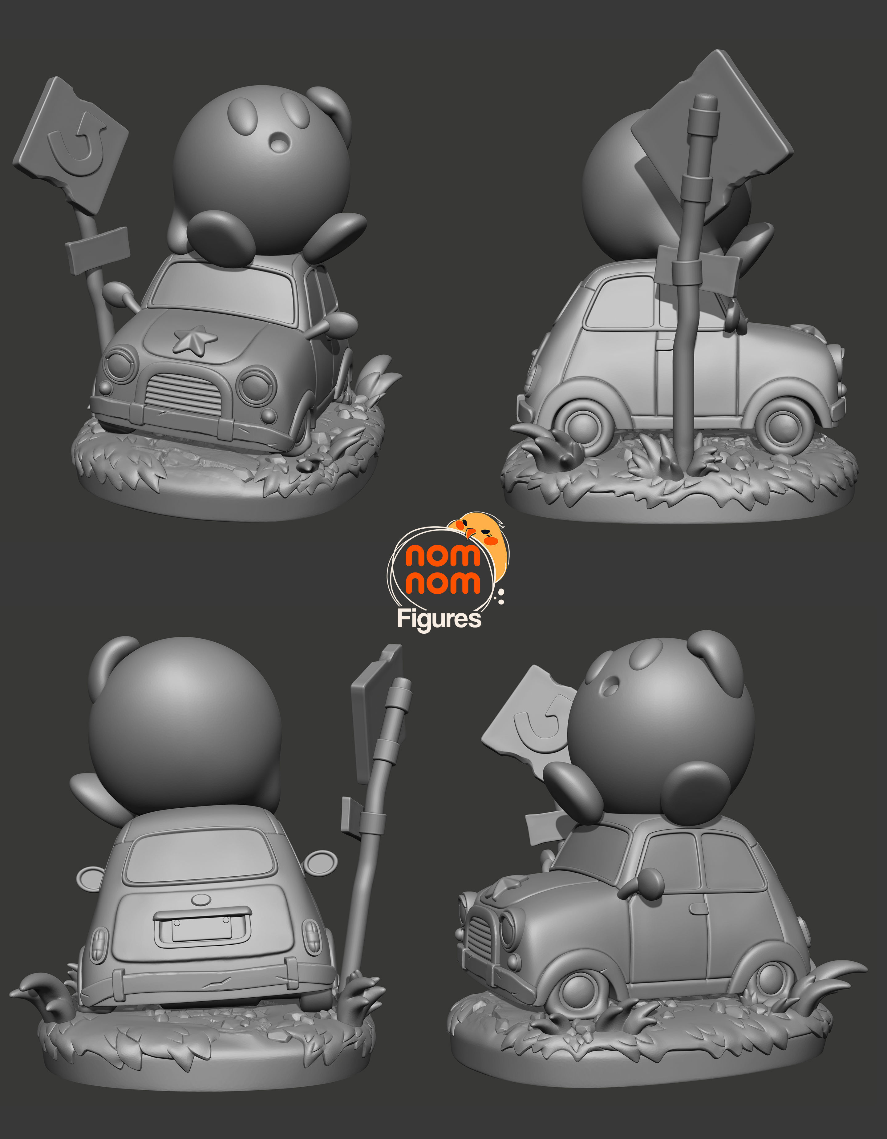 Kirby 3D print model_2