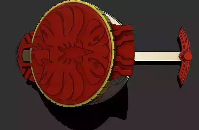 Kamen Rider ooo Tajadol Tajaspinner 3D print model
