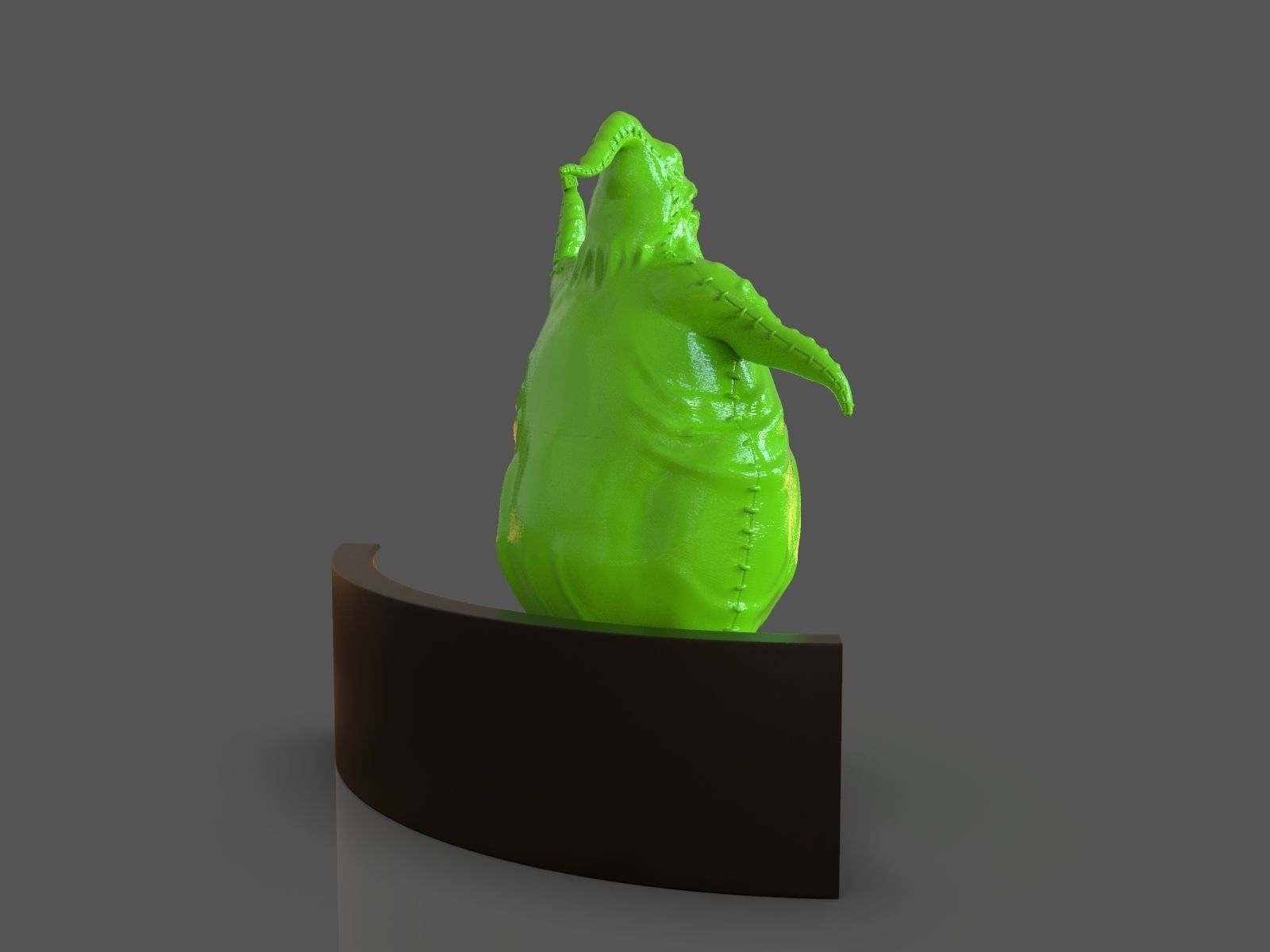 Oogie boogie sculpture 3D print model_2