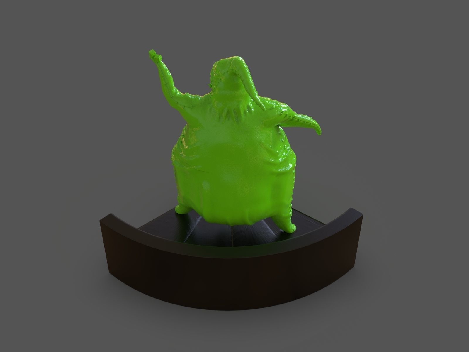 Oogie boogie sculpture 3D print model_7