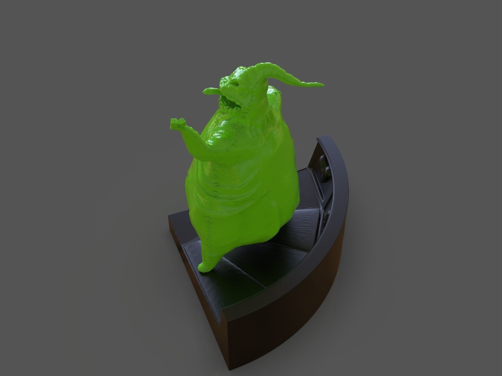 Oogie boogie sculpture 3D print model_10