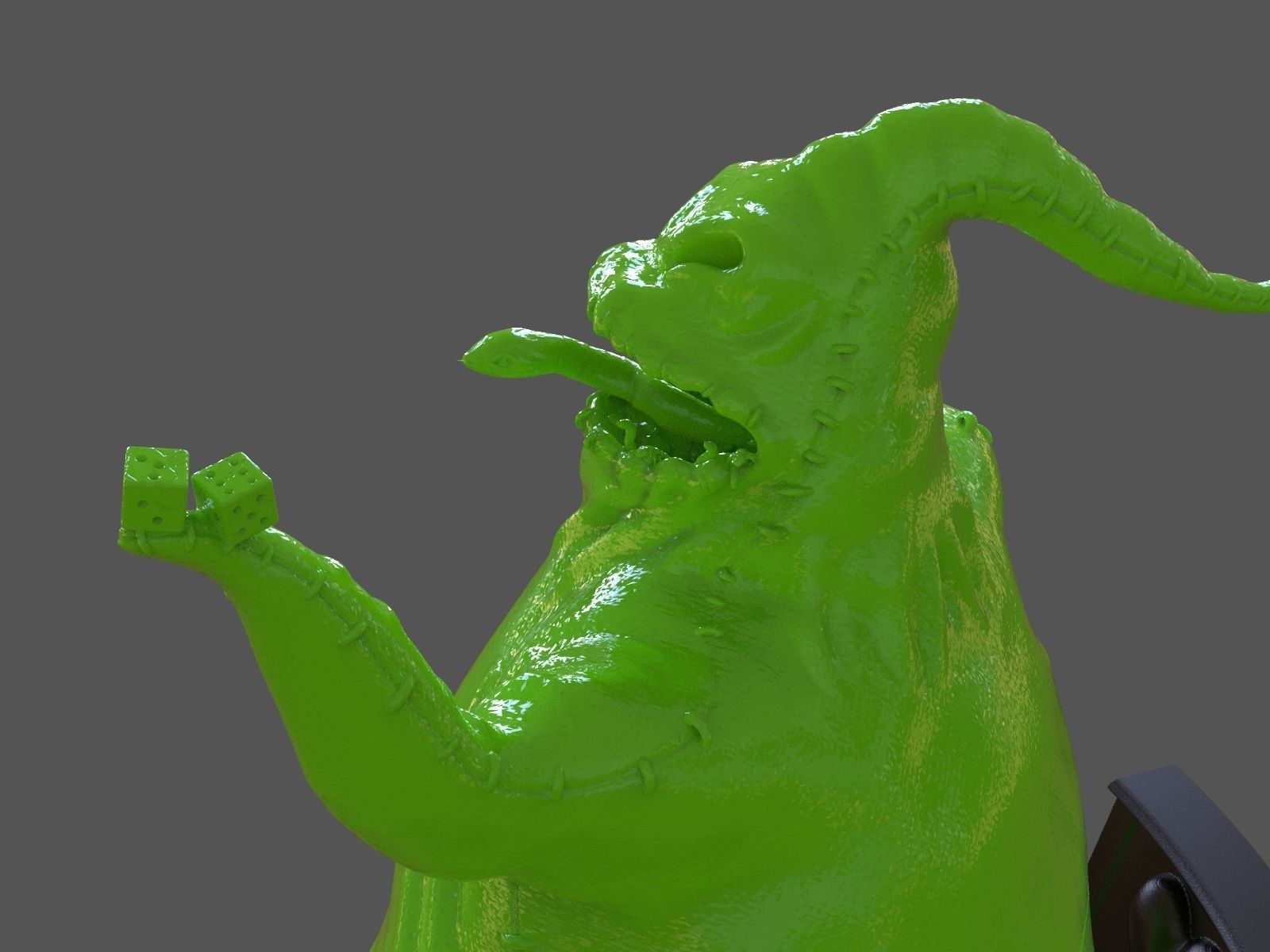 Oogie boogie sculpture 3D print model_18