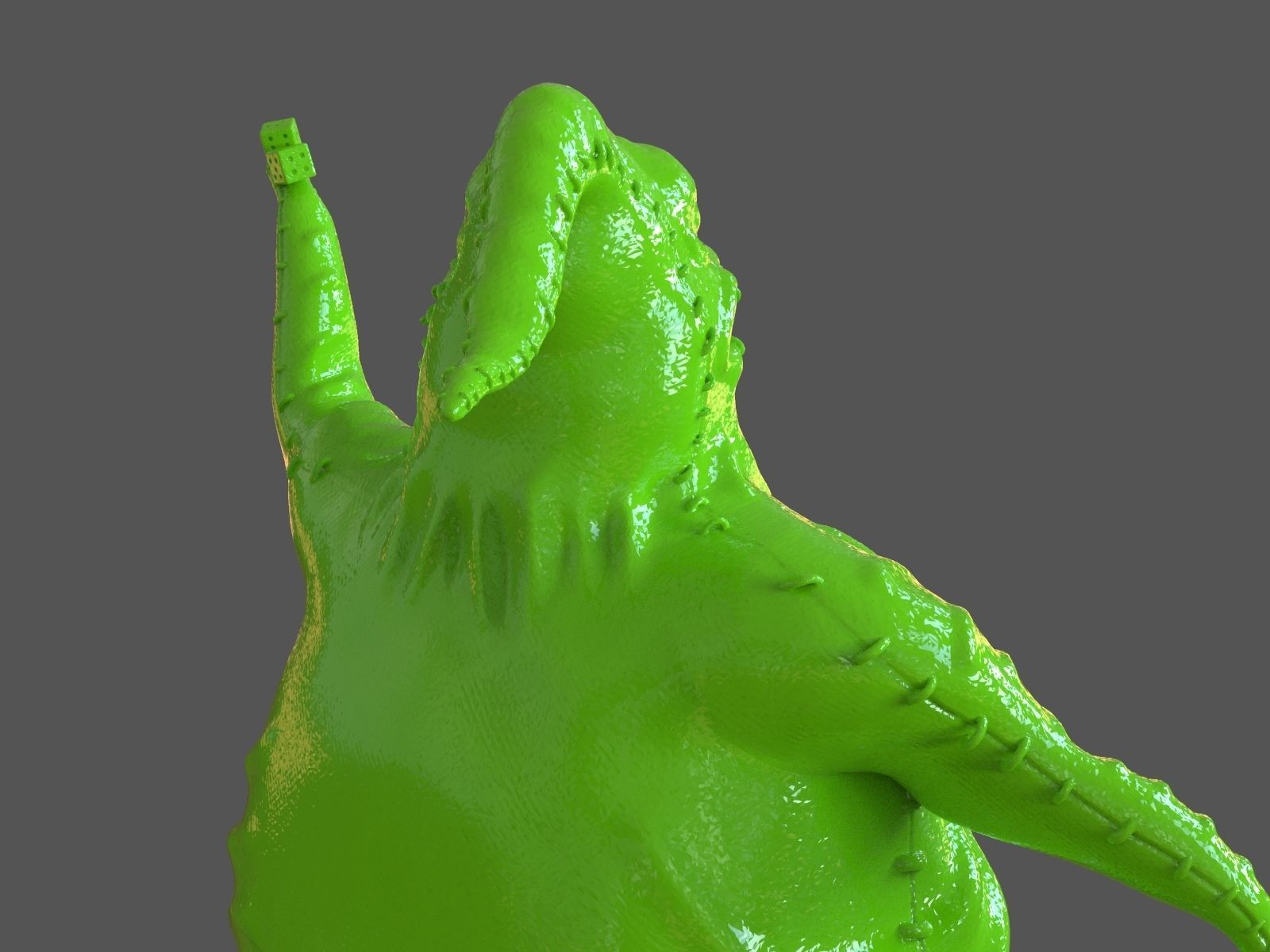 Oogie boogie sculpture 3D print model_13