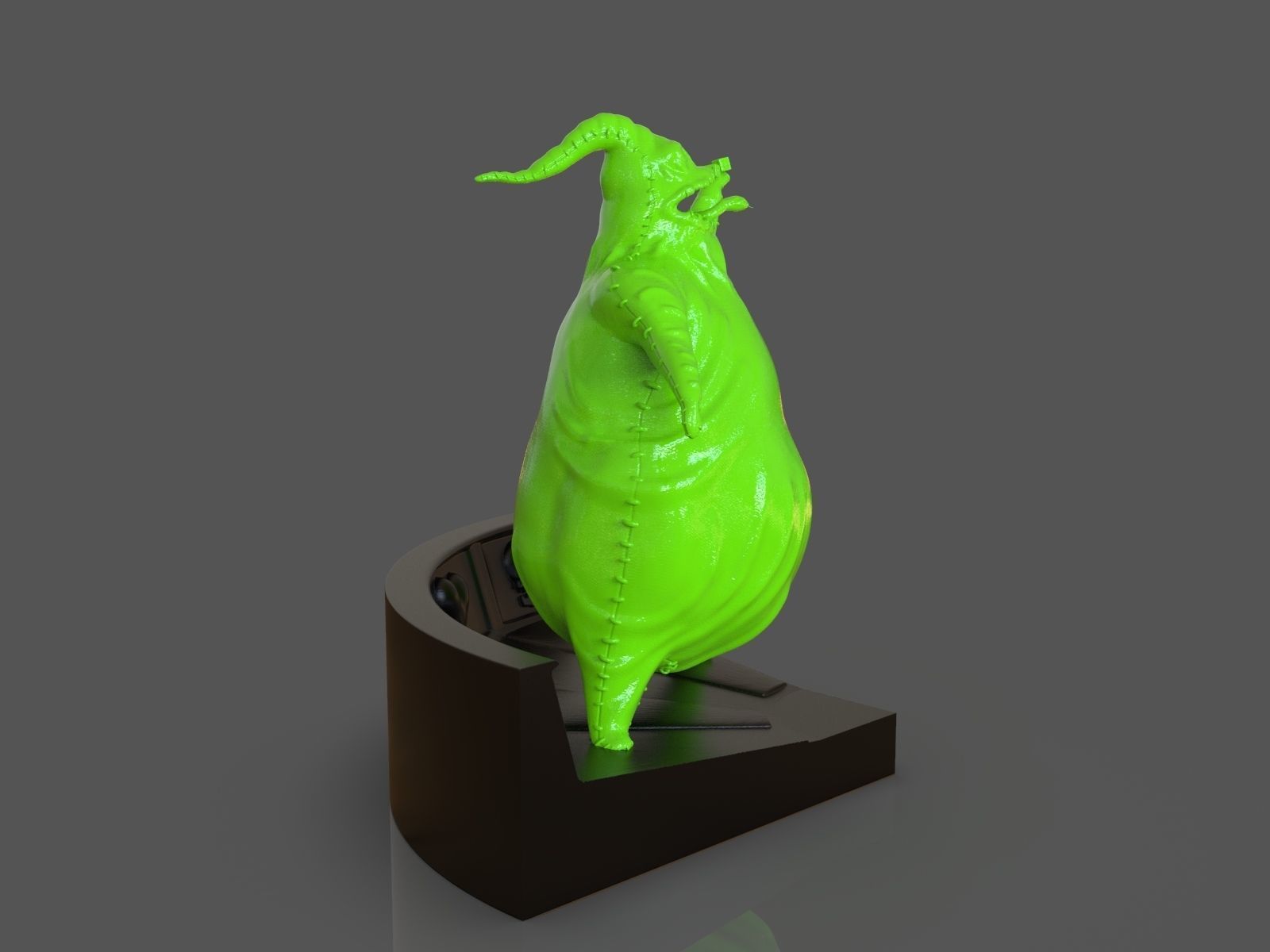 Oogie boogie sculpture 3D print model_5
