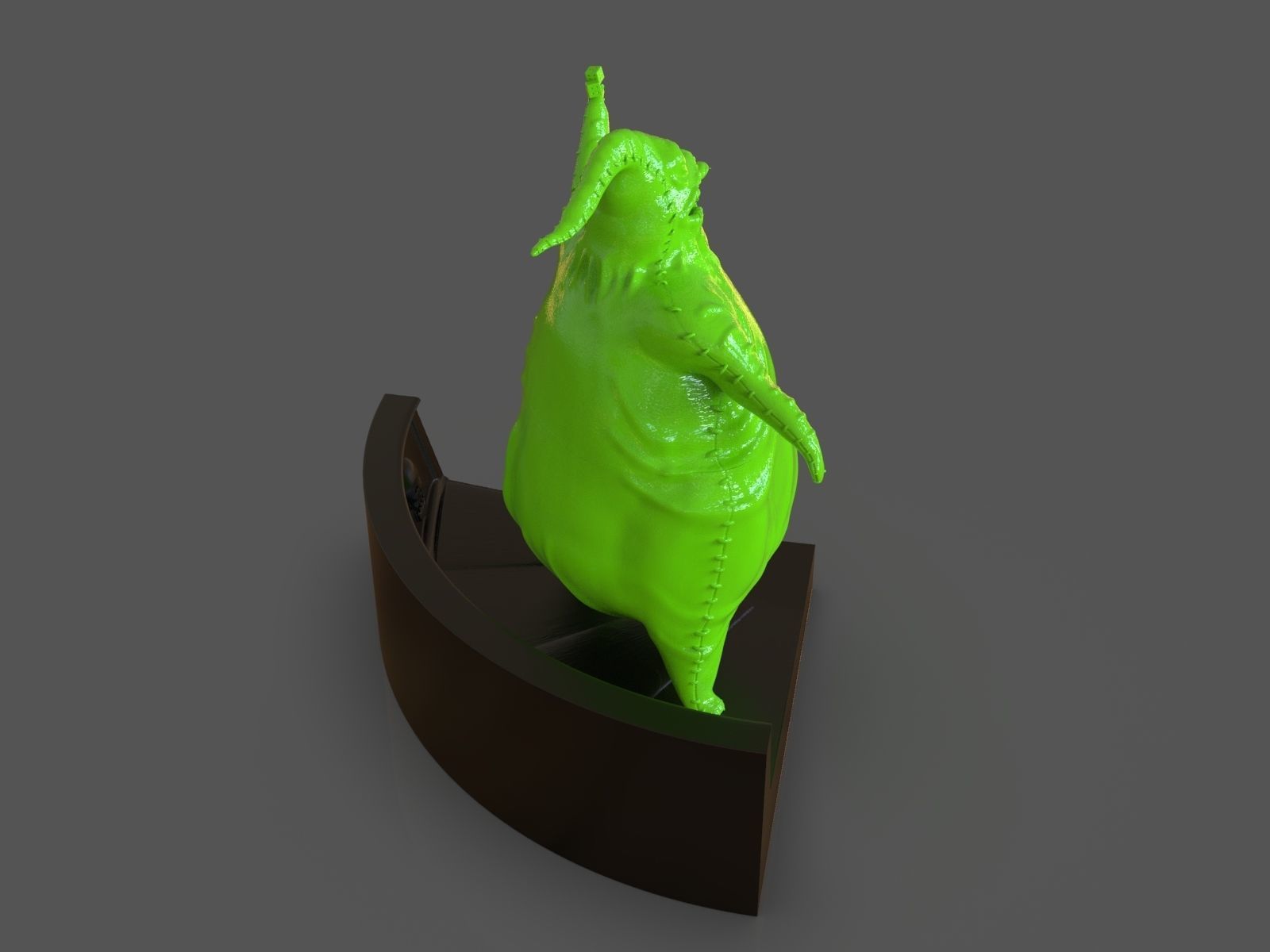 Oogie boogie sculpture 3D print model_12