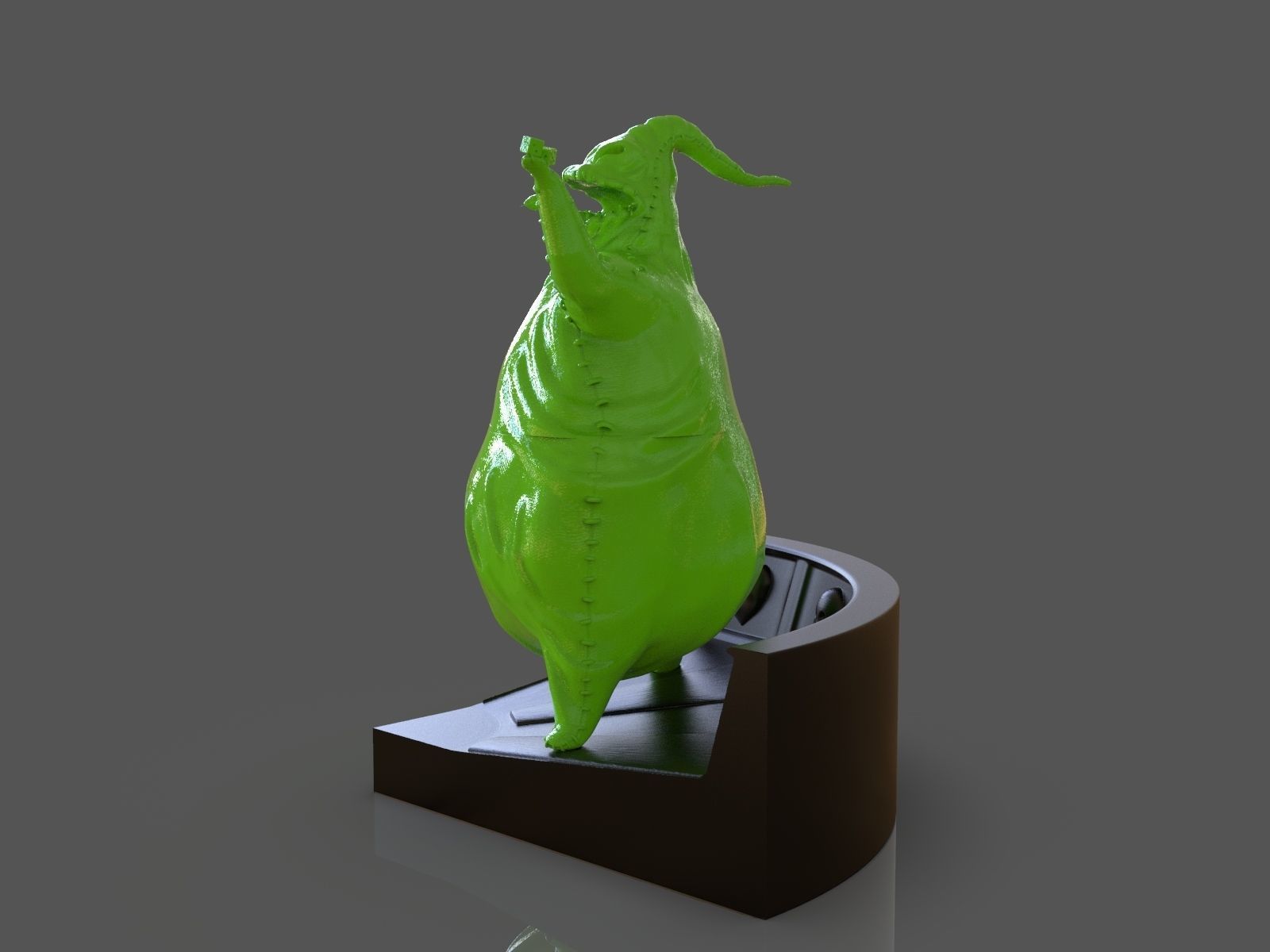 Oogie boogie sculpture 3D print model_1