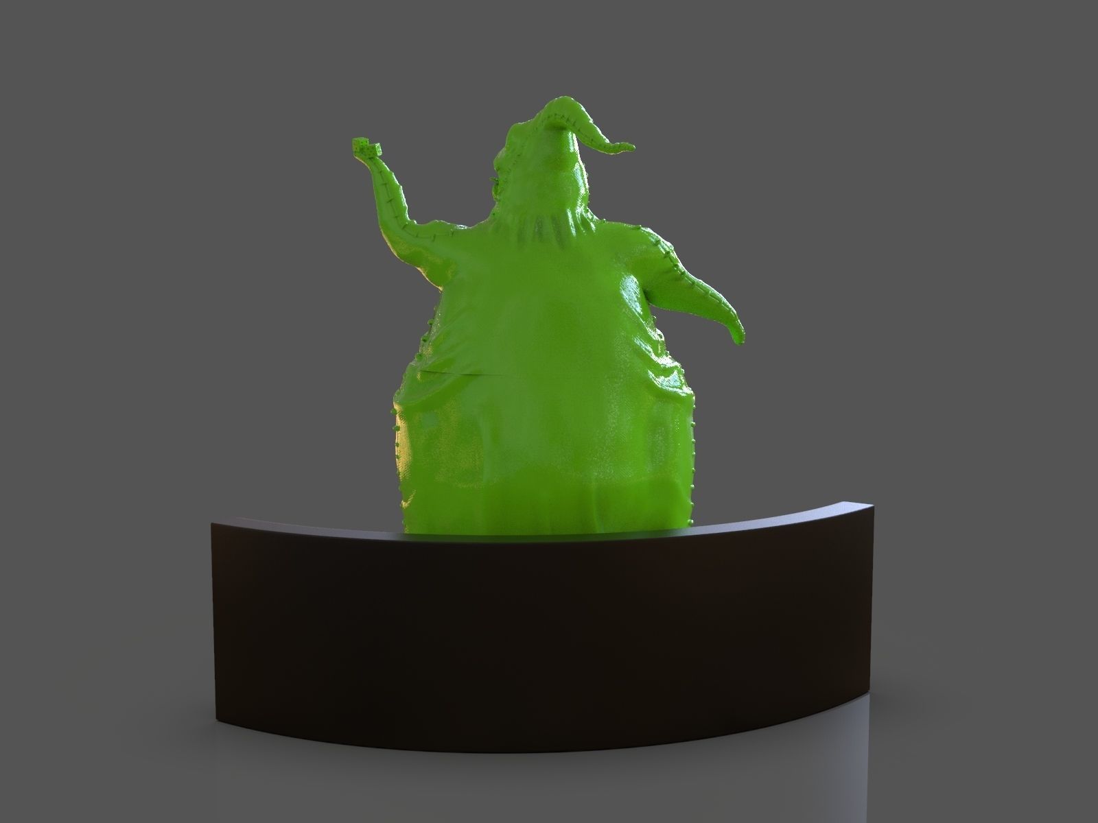 Oogie boogie sculpture 3D print model_6