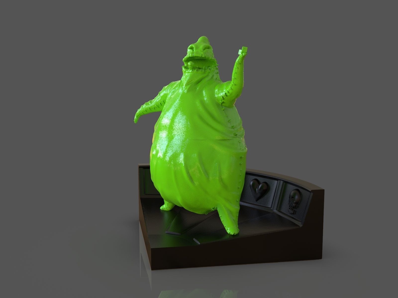 Oogie boogie sculpture 3D print model_8