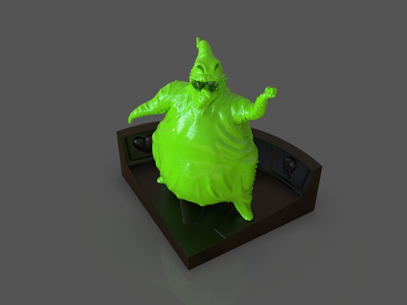 Oogie boogie sculpture 3D print model_9