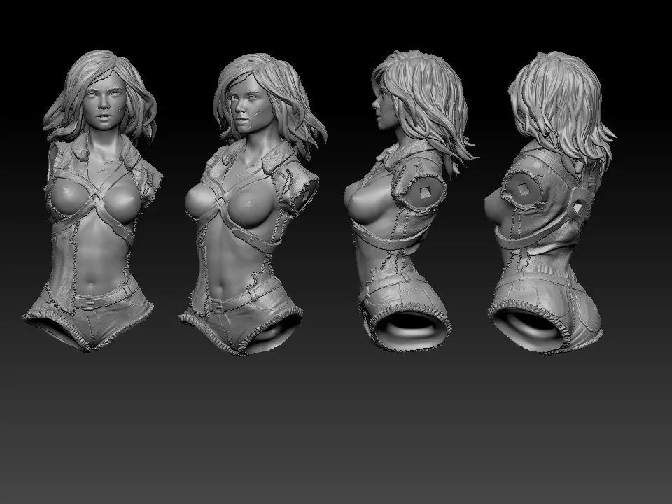 Miss Ash Evil Dead 3D print model_0