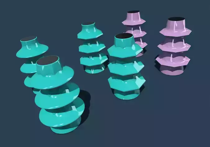Vase Pagode 3D print model