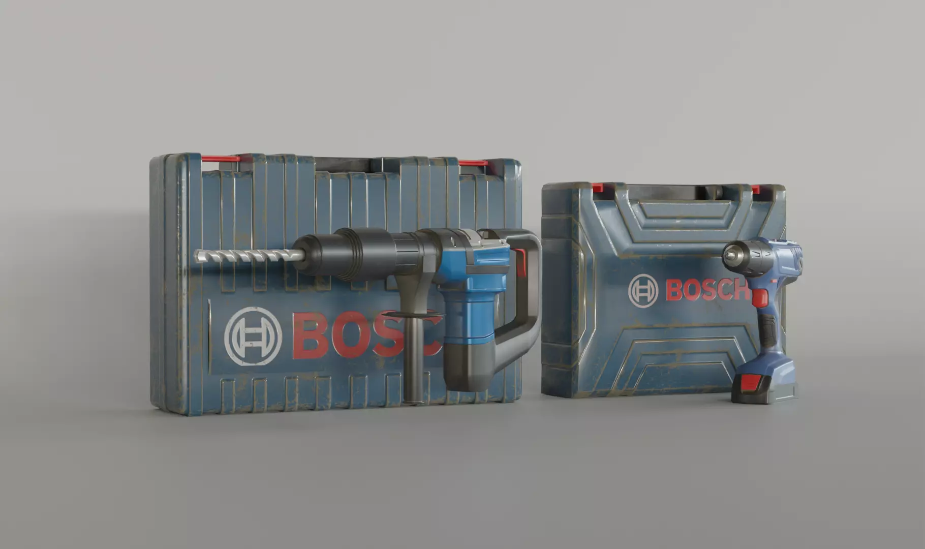 cordless and hammer drill 3D model