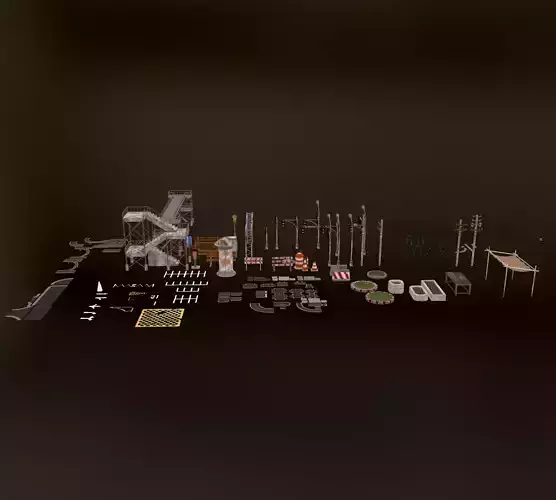 Street Vintage Environment Items