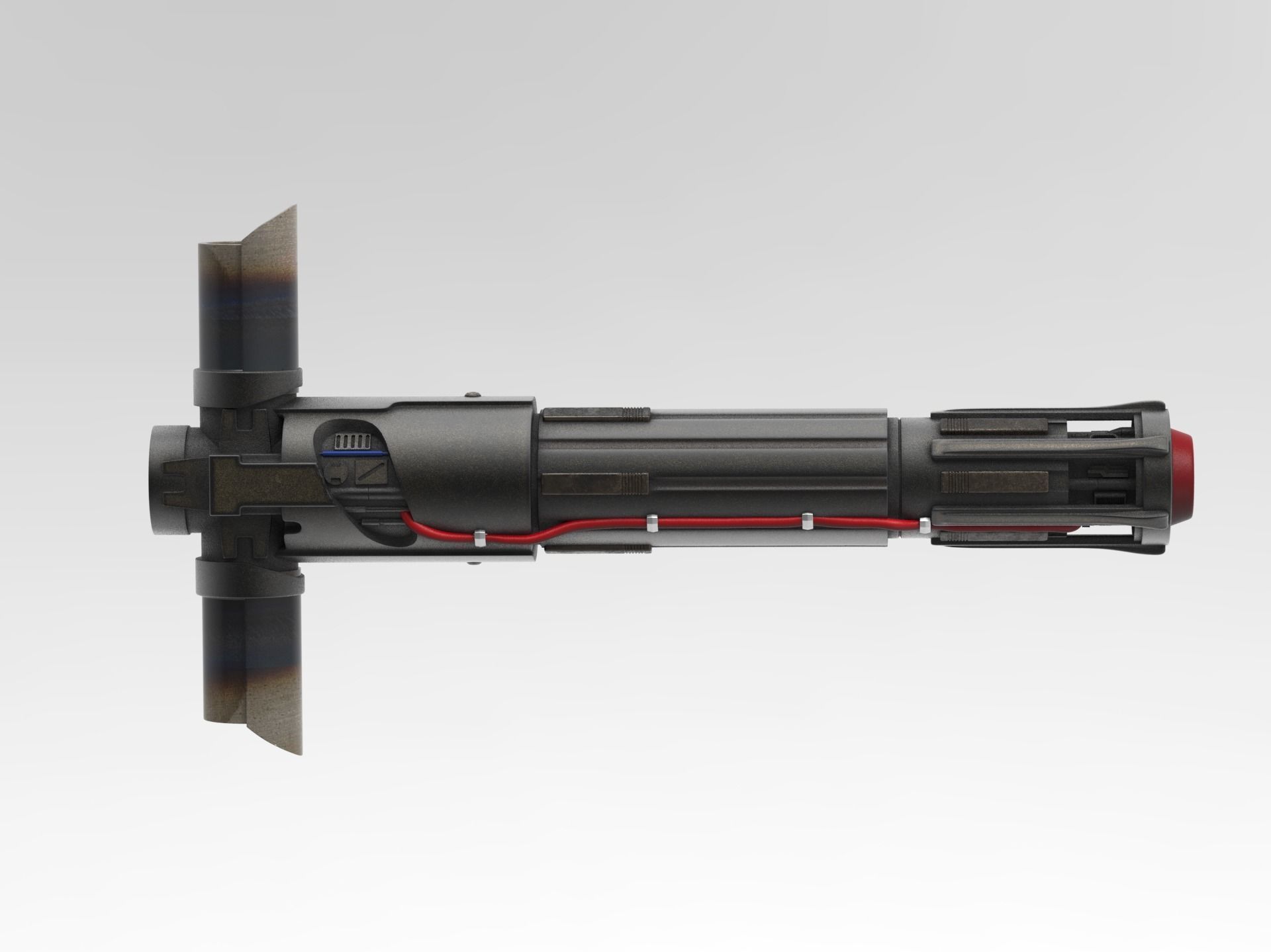KYLO REN lighsaber life size 3D print model_4