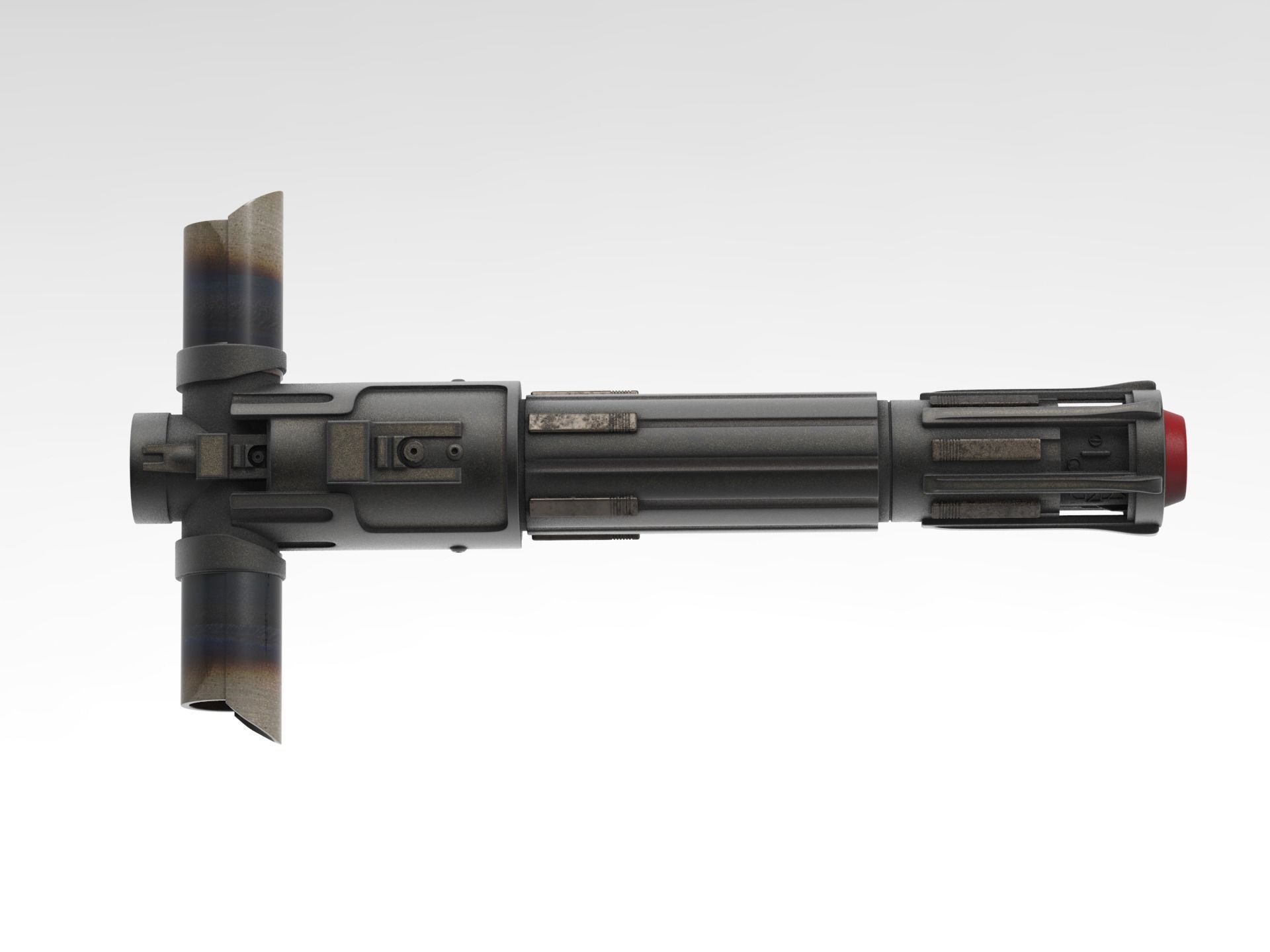 KYLO REN lighsaber life size 3D print model_3