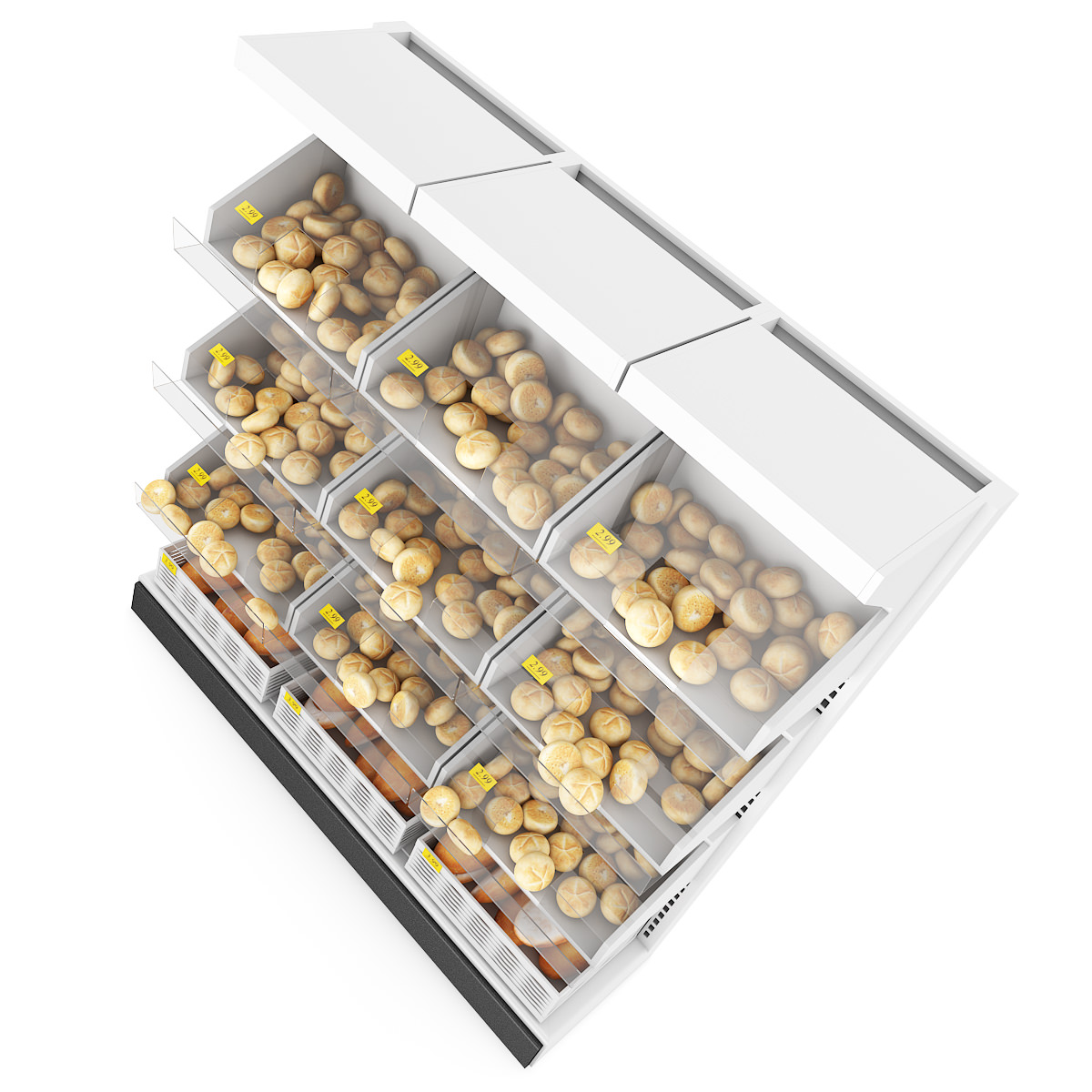 Bread Shelf 3D model_1