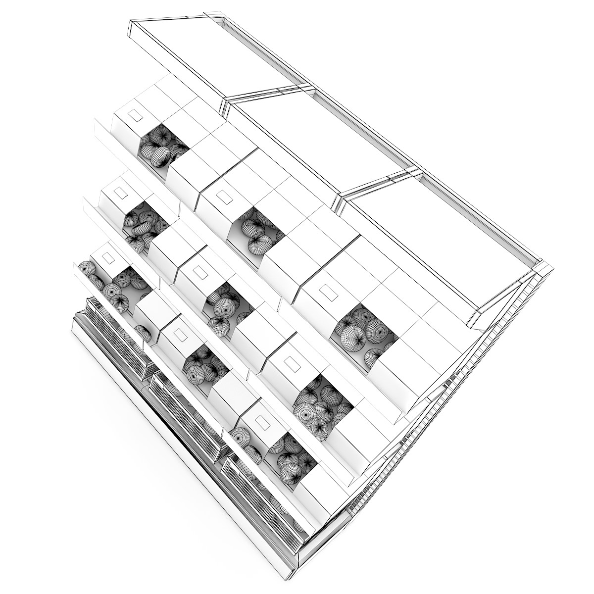 Bread Shelf 3D model_2