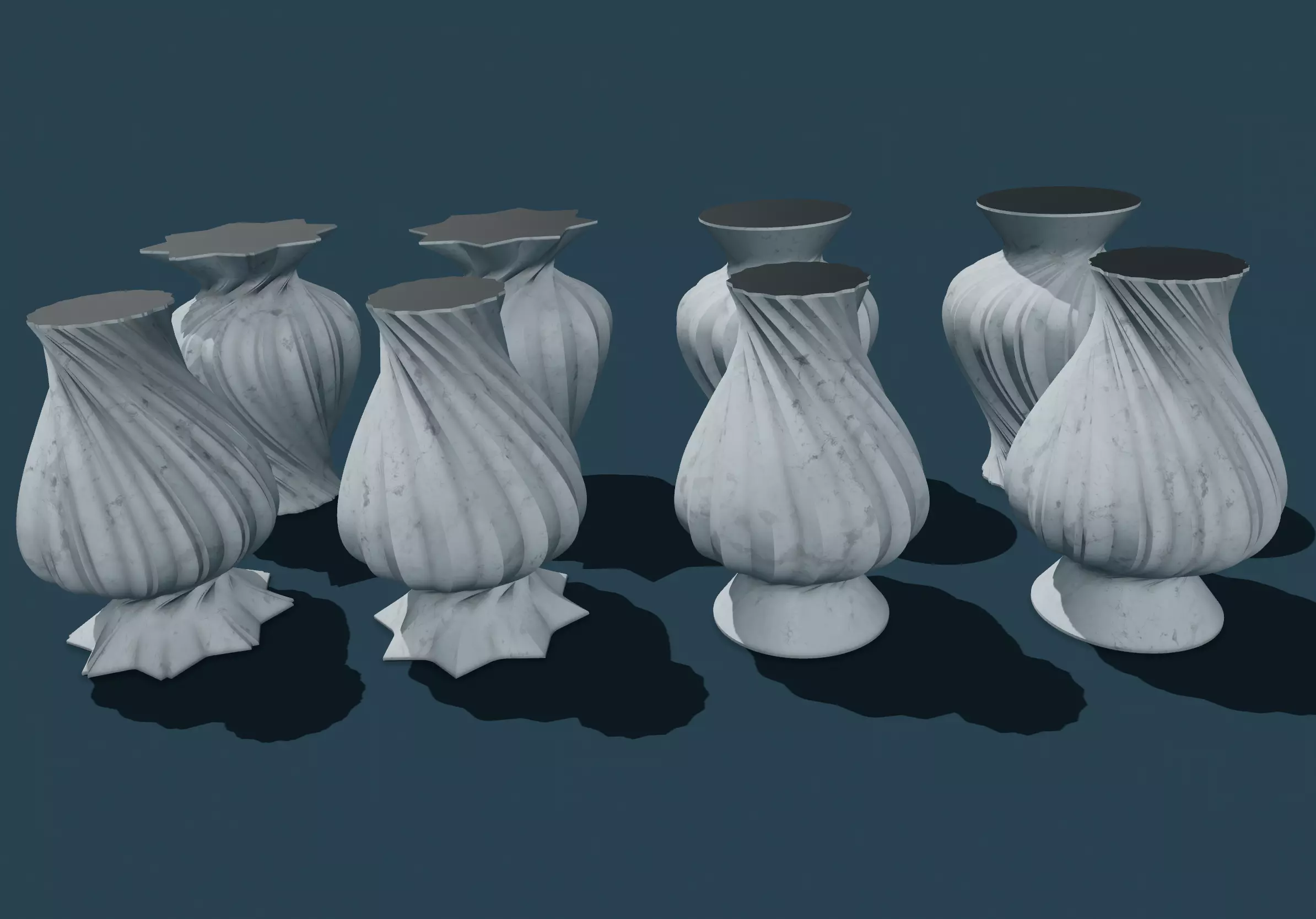 Vase Spirou 3D print model_0
