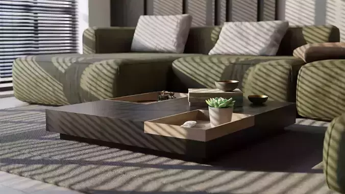 Modern Cube Couchtable