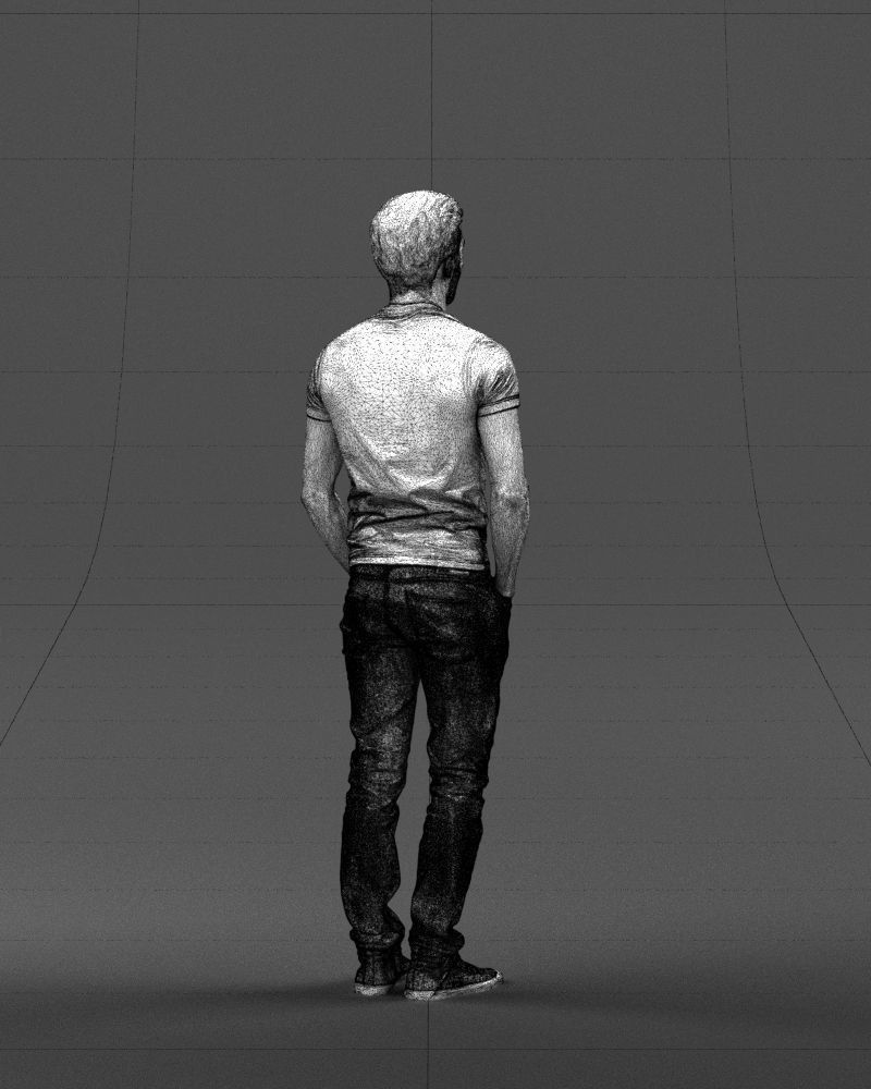 Beard man 0421 3D Print Ready 3D print model_17