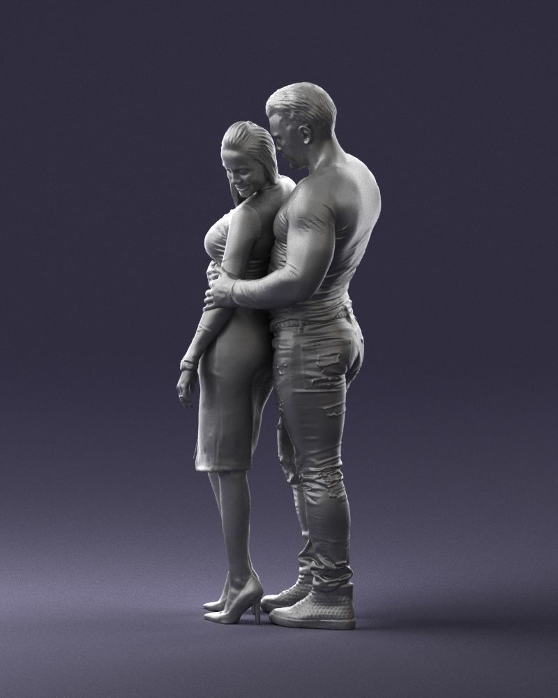 Beautiful fitness couple 0306 3D model_28