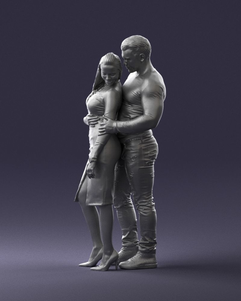 Beautiful fitness couple 0306 3D model_31