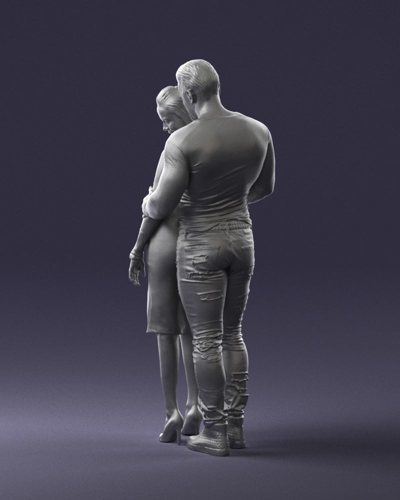 Beautiful fitness couple 0306 3D model_25