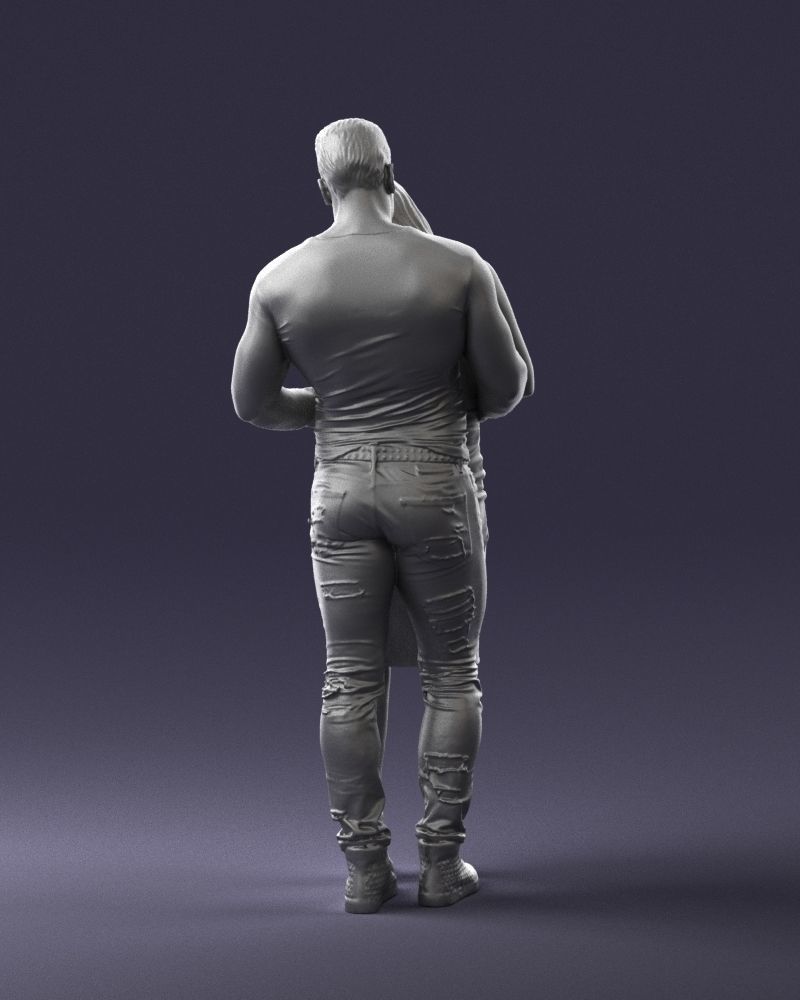 Beautiful fitness couple 0306 3D model_22