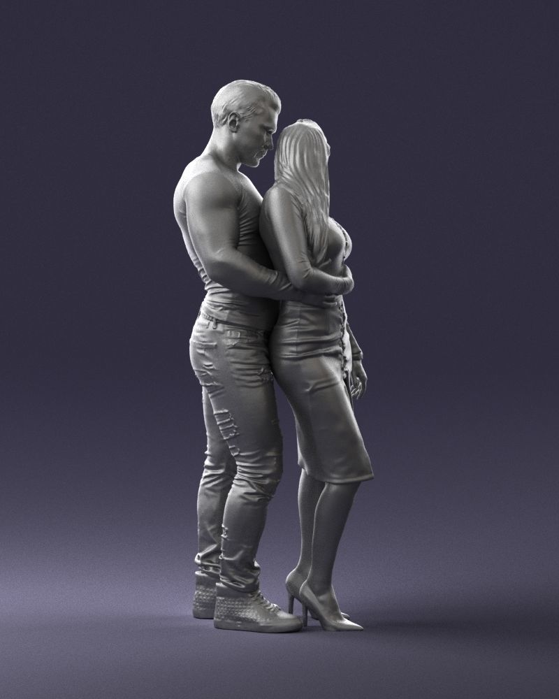 Beautiful fitness couple 0306 3D model_16