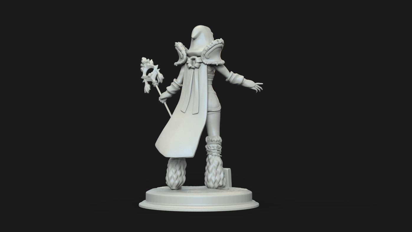 Crystal maiden 3D model_2