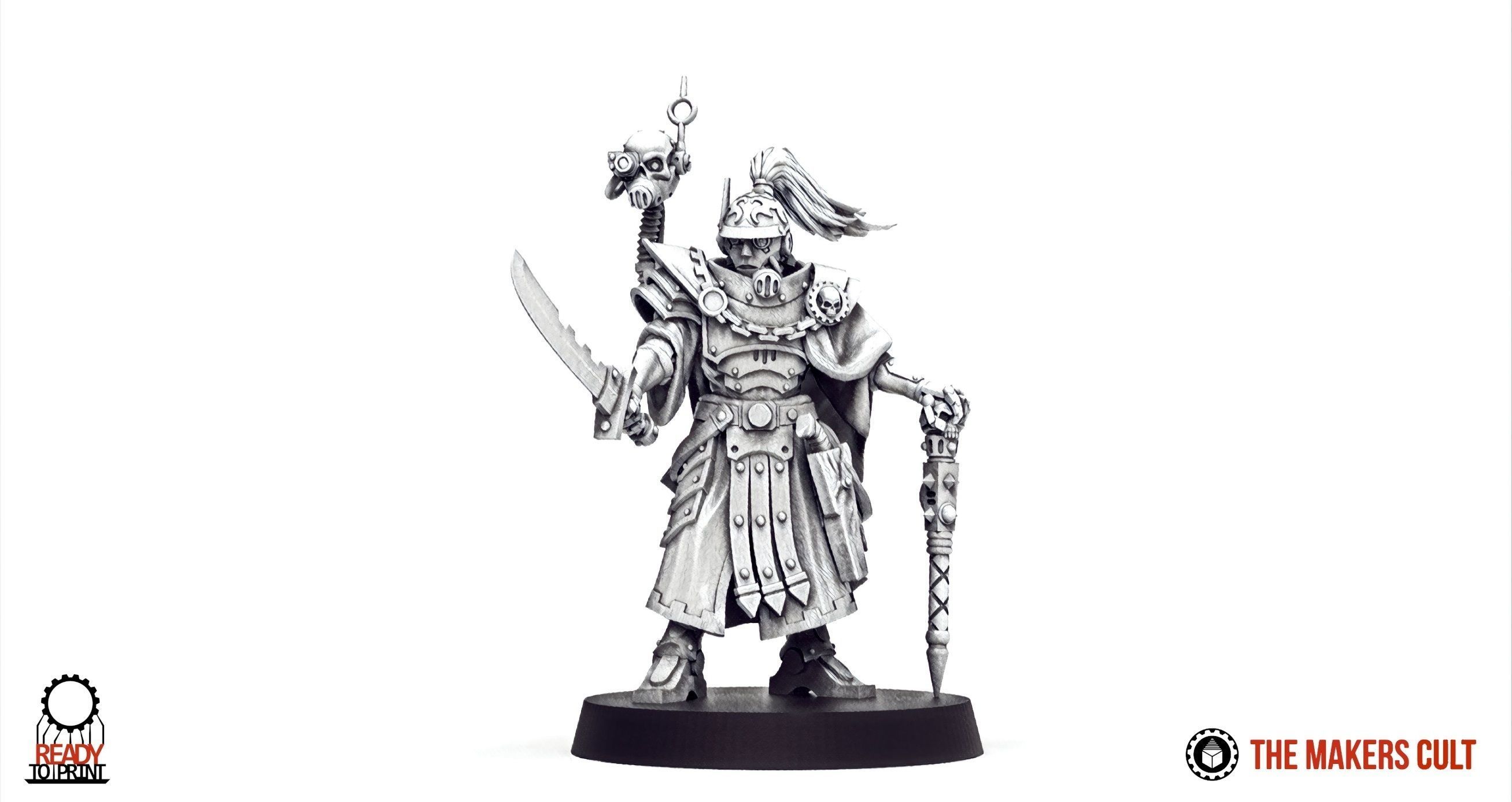 Dark Techno - Legionaxii General 3D print model_6