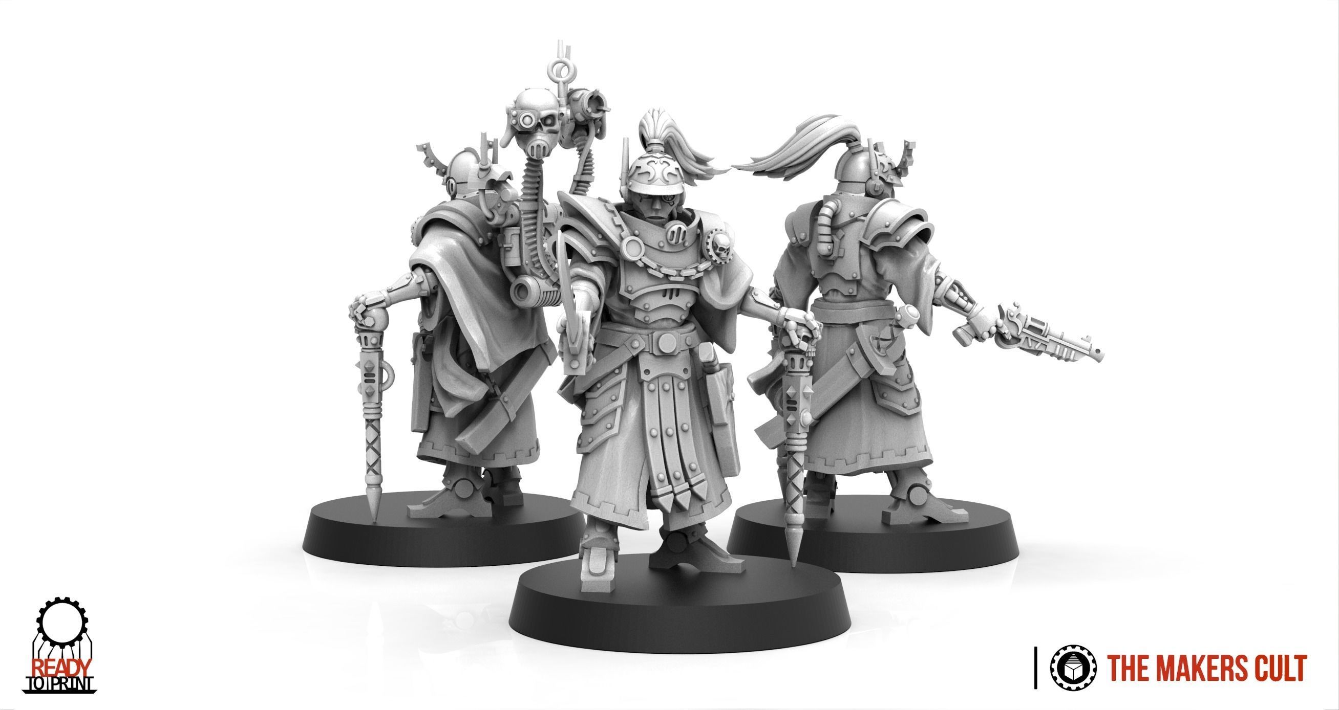 Dark Techno - Legionaxii General 3D print model_4