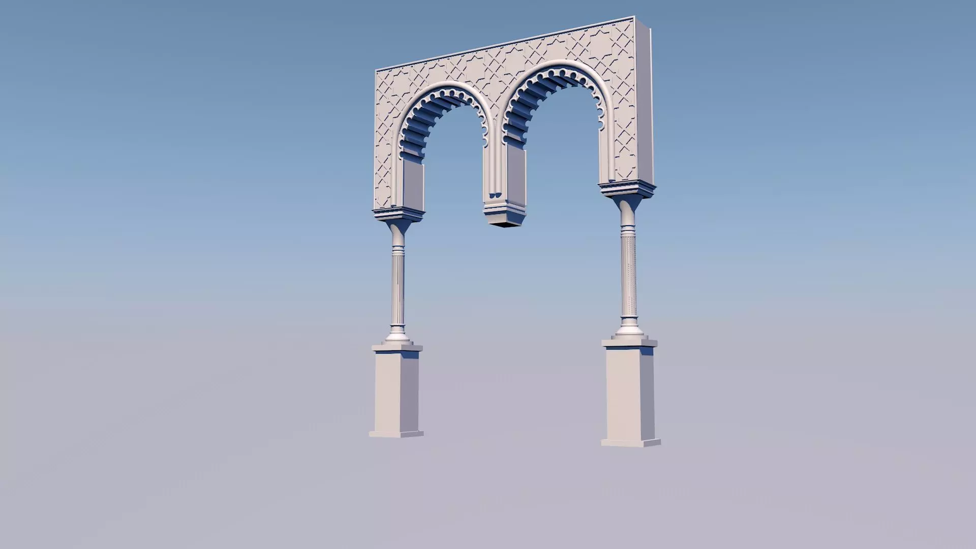 Islamic  Arch 3D model_0