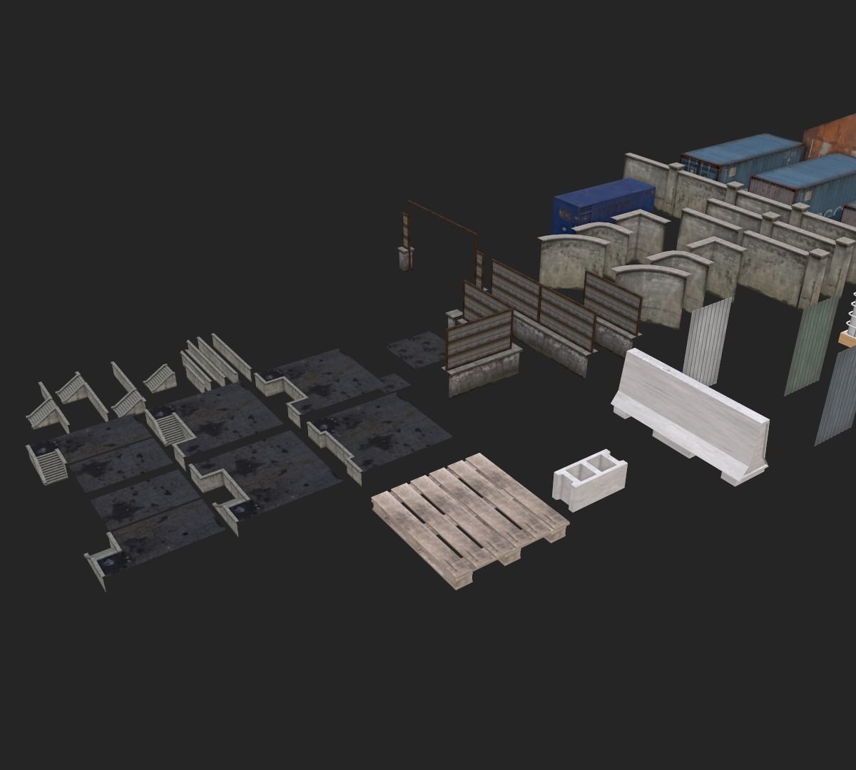 Eagle Eye View Map Bundle 3D model_2