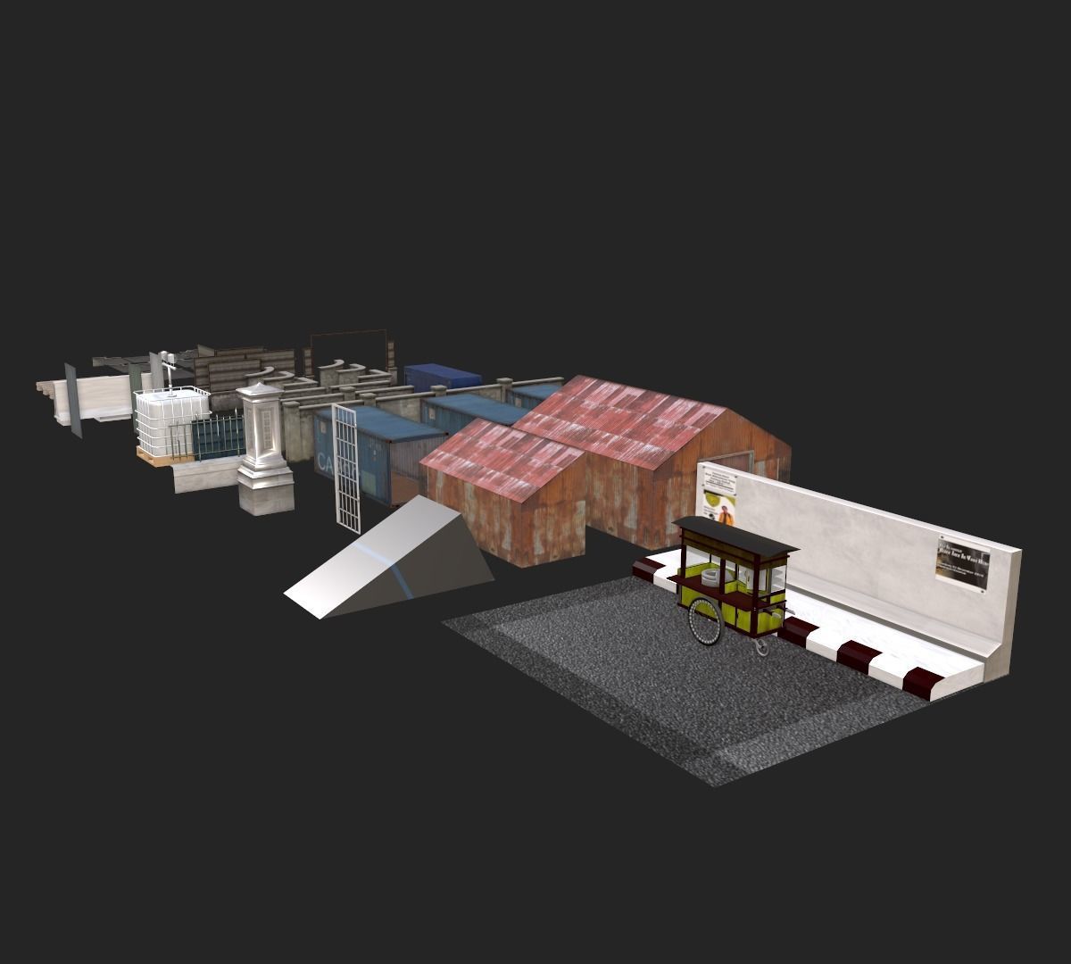 Eagle Eye View Map Bundle 3D model CGTrader