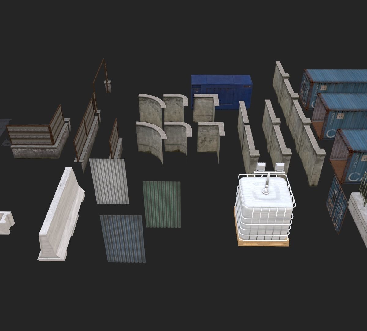 Eagle Eye View Map Bundle 3D model CGTrader