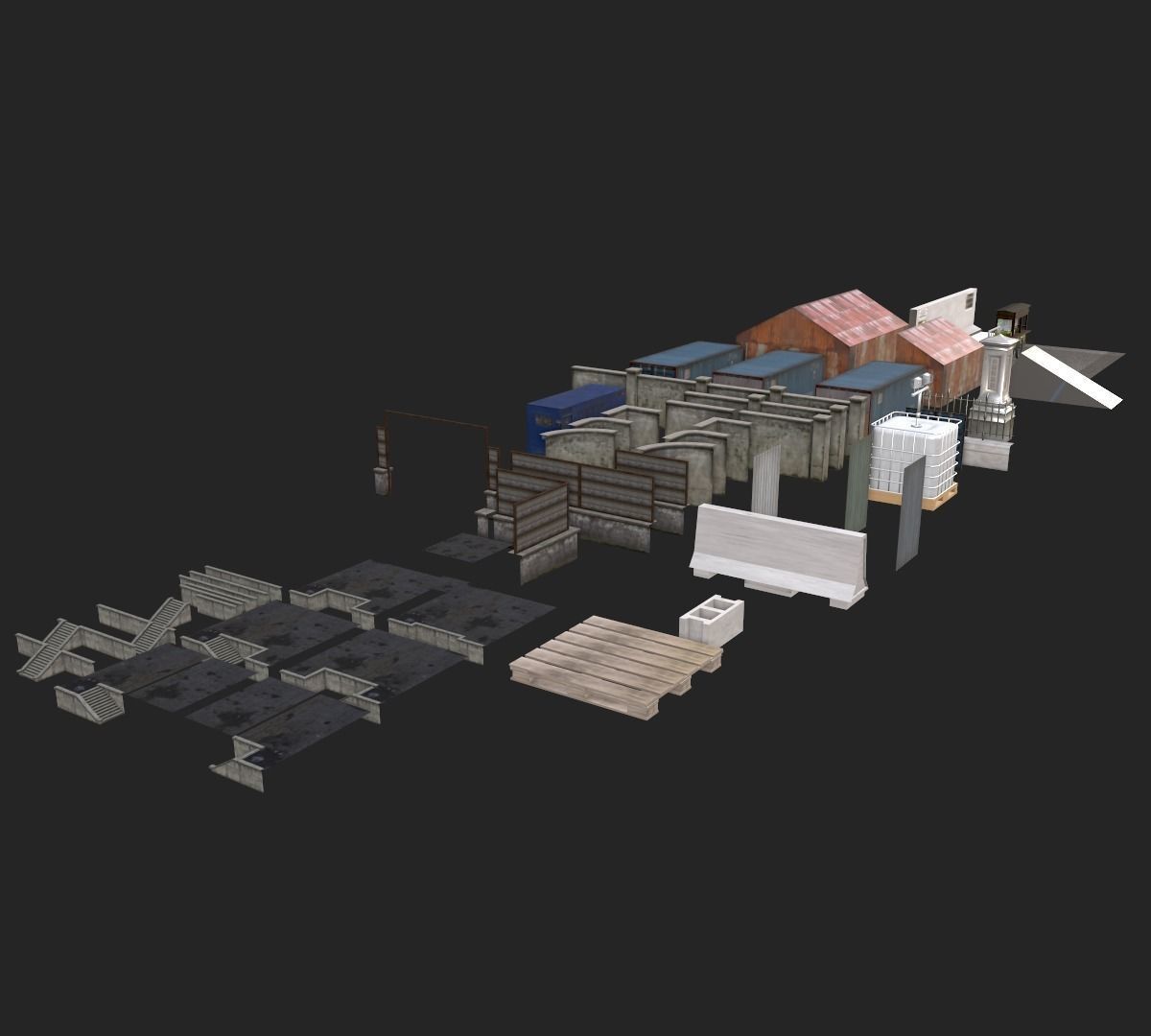 Eagle Eye View Map Bundle 3D model_1