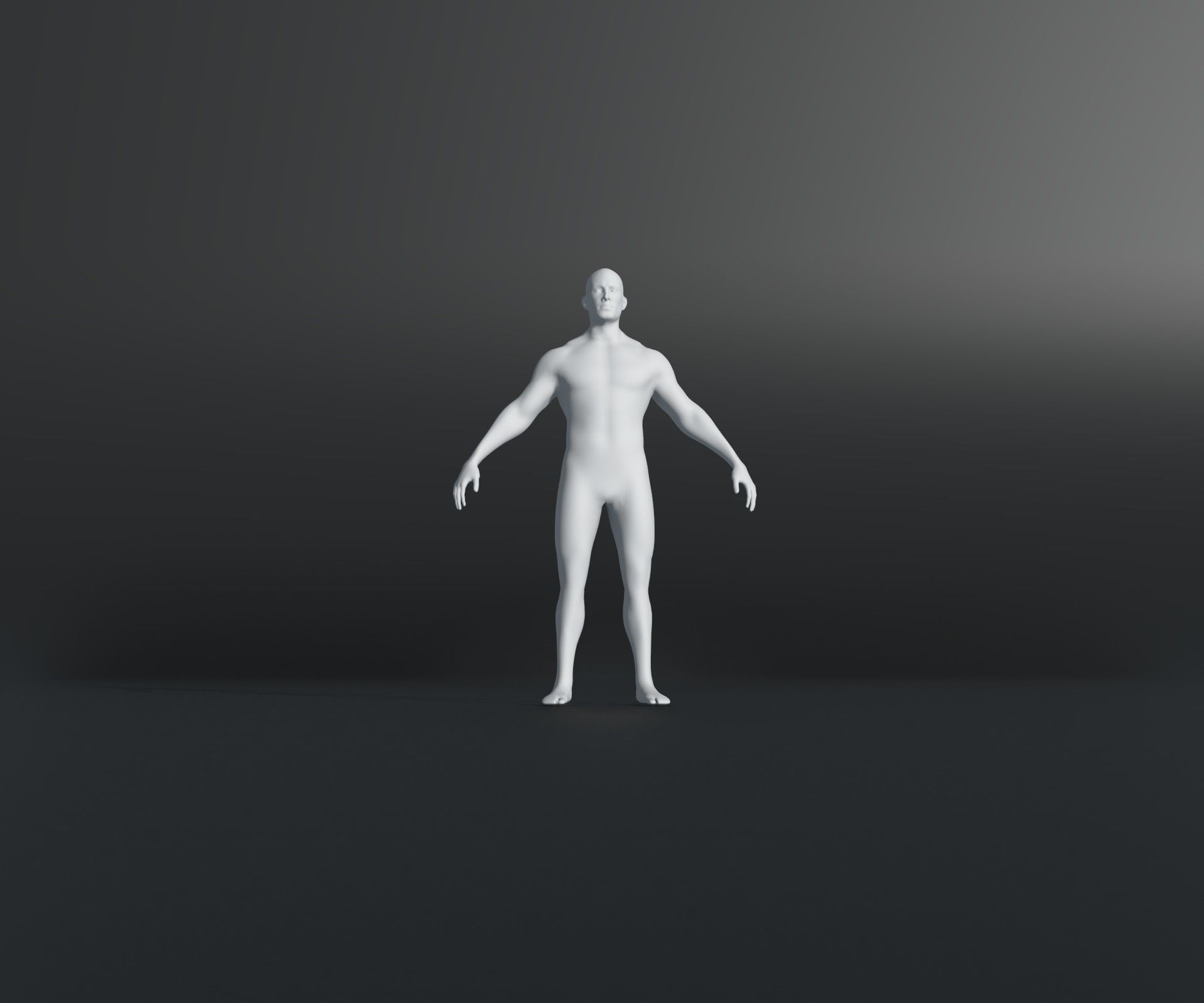 Male Female Body Base Mesh 28 Animations 3D Model 20k Polygons Low-poly 3D model_41