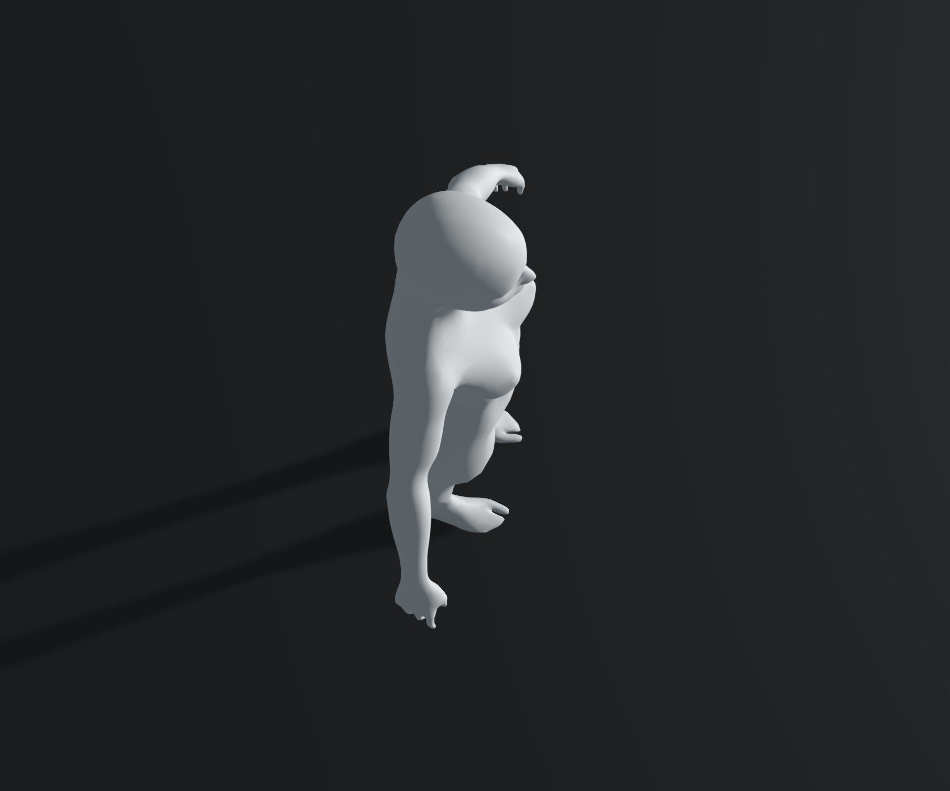 Male Female Body Base Mesh 28 Animations 3D Model 20k Polygons Low-poly 3D model_24