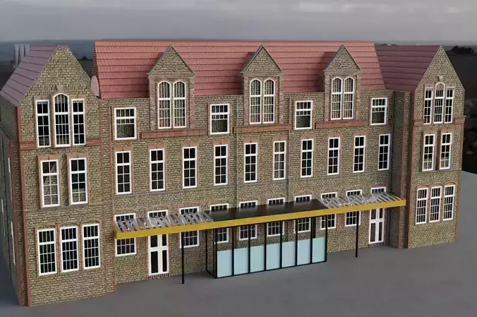 School brick building